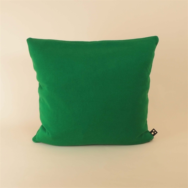 Soft knitted cushion cover 50x50 Emerald